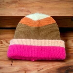 Striped winter hat from Anthropologie